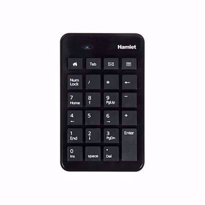 Immagine di TASTIERINO NUMERICO HAMLET USB 2.0 NERO