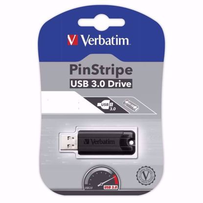 Immagine di Pen drive Verbatim 256 Gb nero Pin stripe