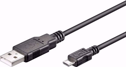 Immagine di MicroConnect Micro USB Cable, Black, 1.8m