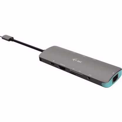 Immagine di I-Tec Docking station i-tec USB 3.1 Tipo C per Notebook/Tablet/Smartphone - 100 W - 5 x Porte USB - 3 x USB 3.0 - Rete (RJ-45) - HDMI - Thunderbolt - Cavo